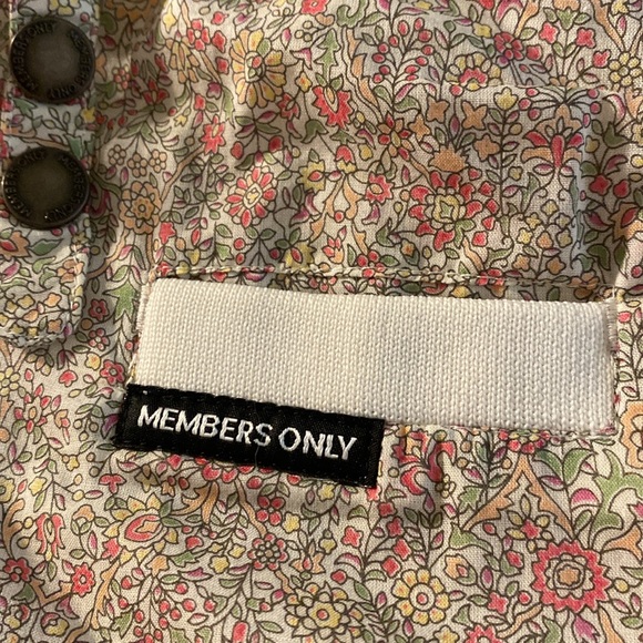 NWOT Members Only Floral Bomber Jacket 💐 - Picture 4 of 8